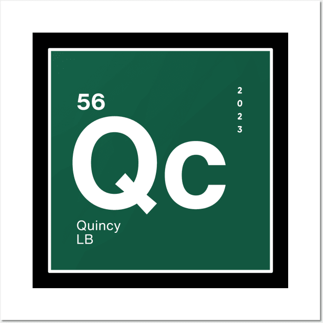 Quincy Williams NY Jets Periodic Table Element Wall Art by Sleepless in NY